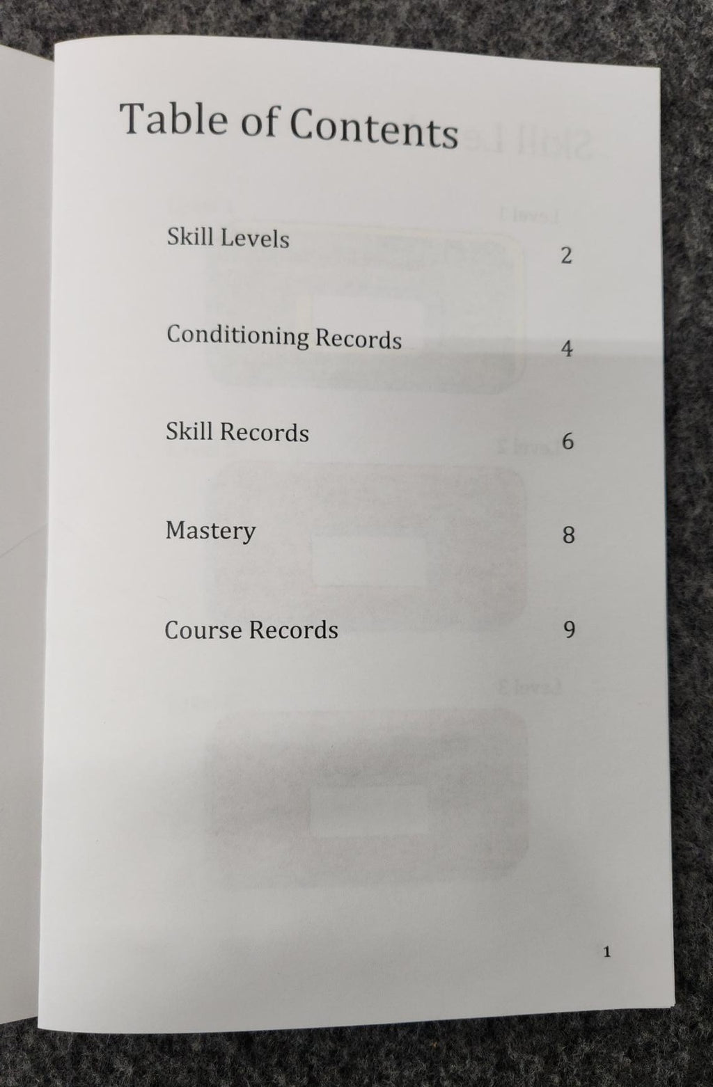 Warrior Program Log Book