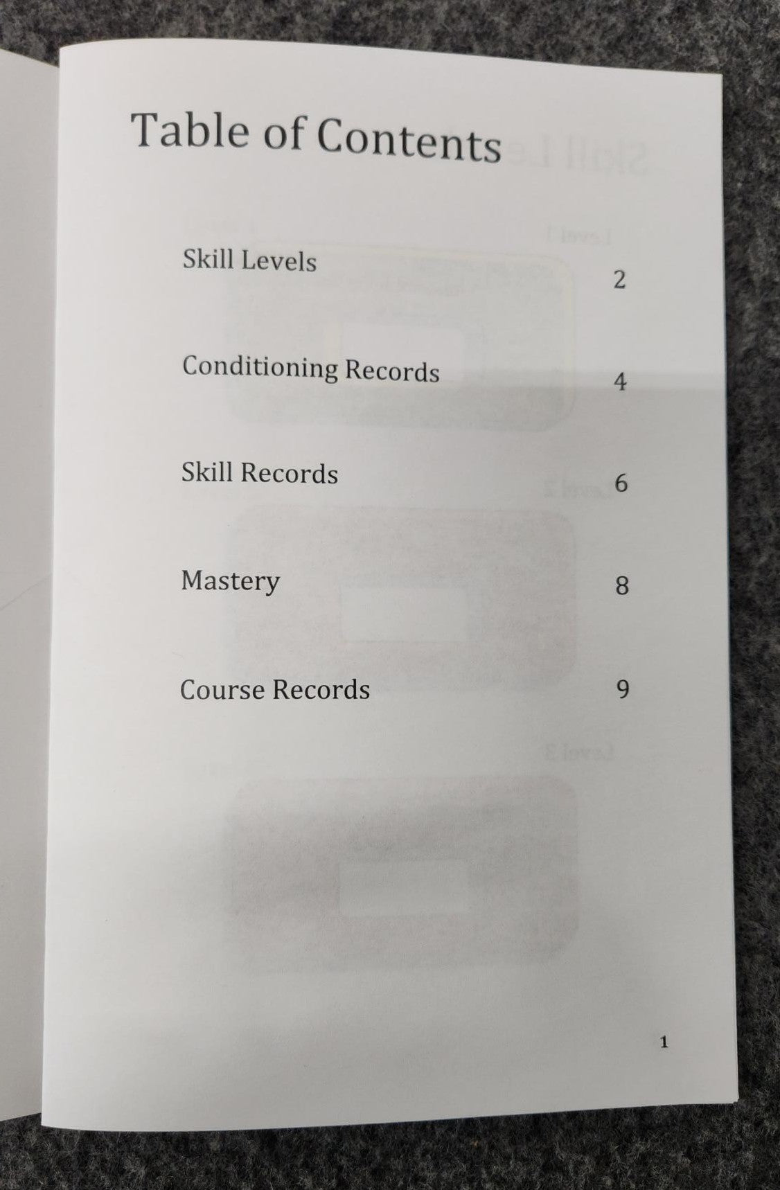Warrior Program Log Book