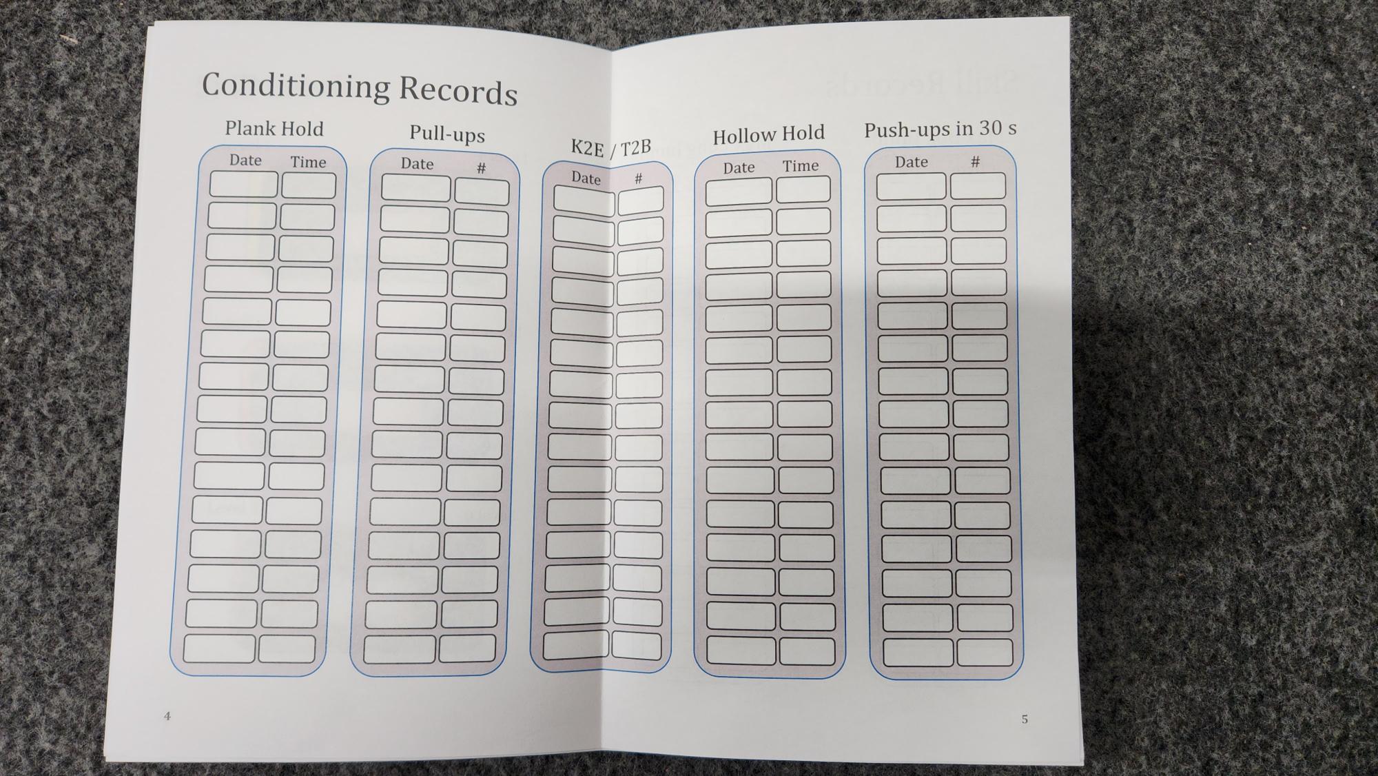 Warrior Program Log Book
